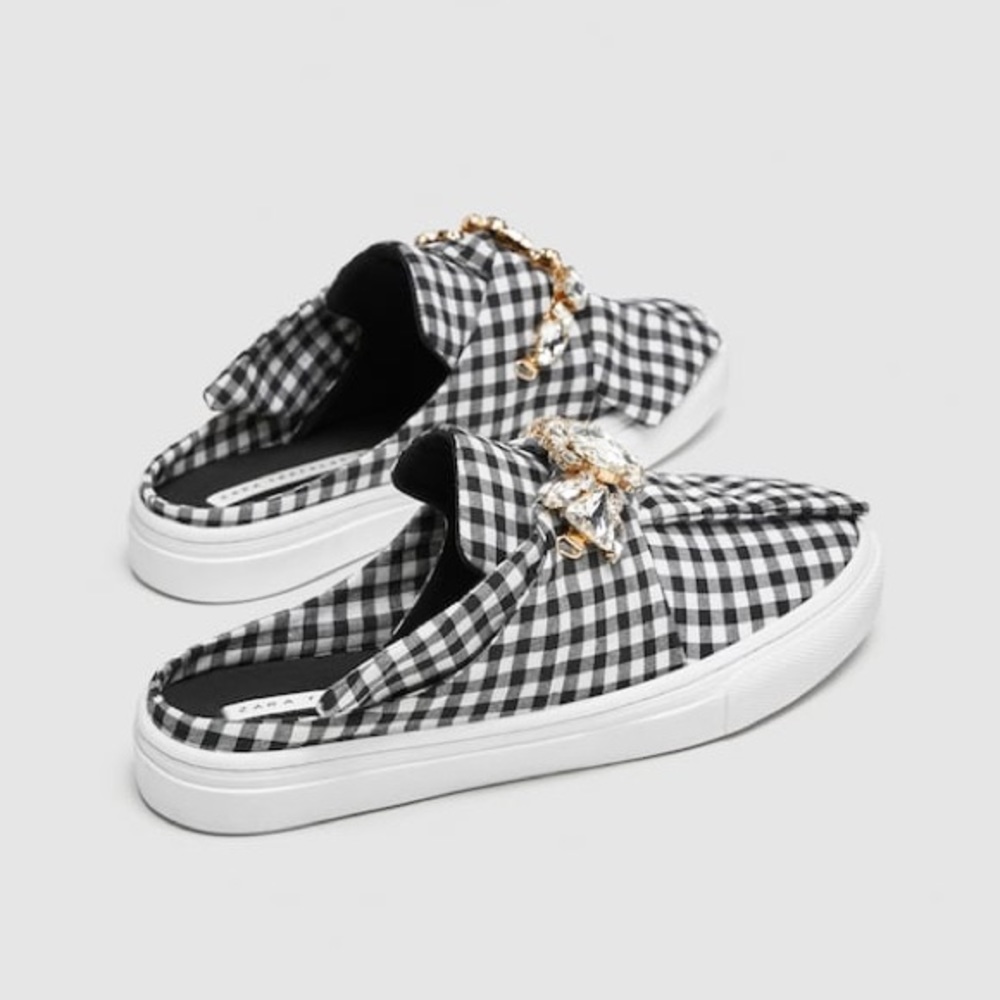 Zara bejeweled mule sneakers - Picture 3 of 5